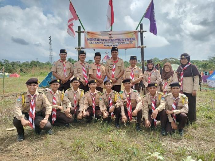 Anggota Pramuka MAN 2 Merangin ikuti RAICAB MERANGIN Tahun 2023
