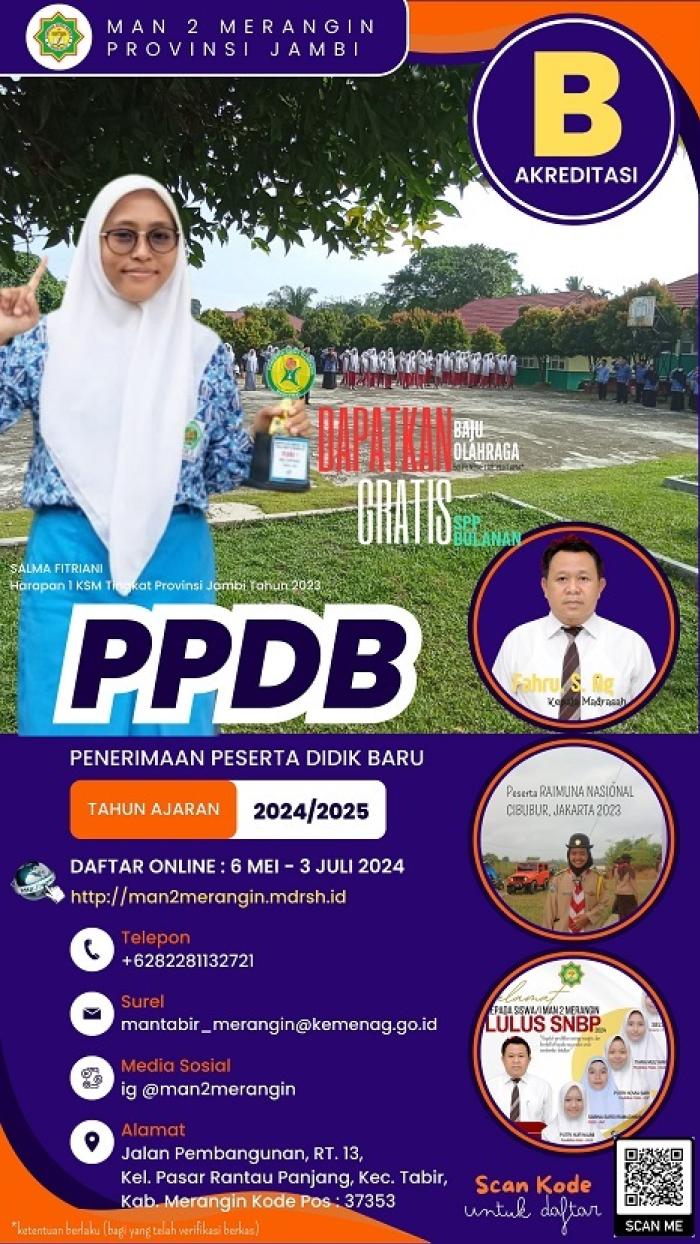 Let's Join Us --- PPDB MAN 2 Merangin 2024