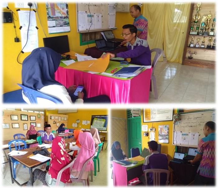 Calon siswa baru Anstusias mendaftarkan diri di MAN 2 Merangin