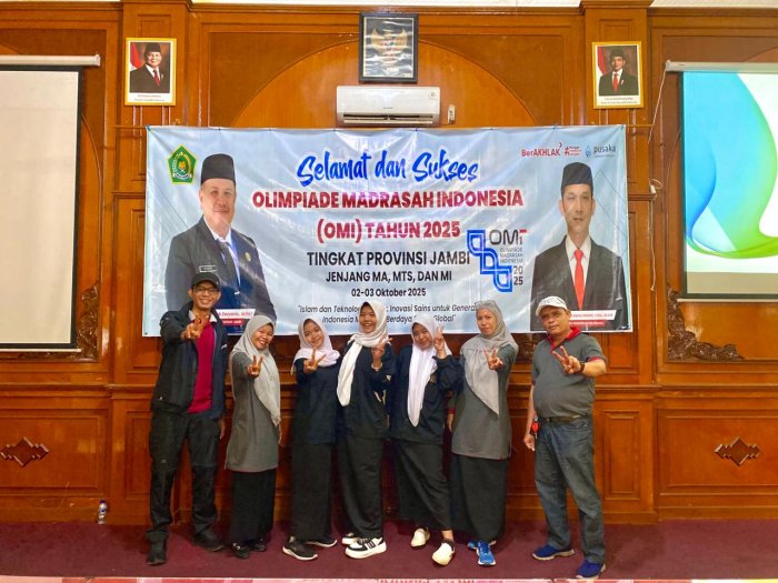 Empat Siswa MAN 2 Merangin Ikuti Olimpiade Madrasah Provinsi